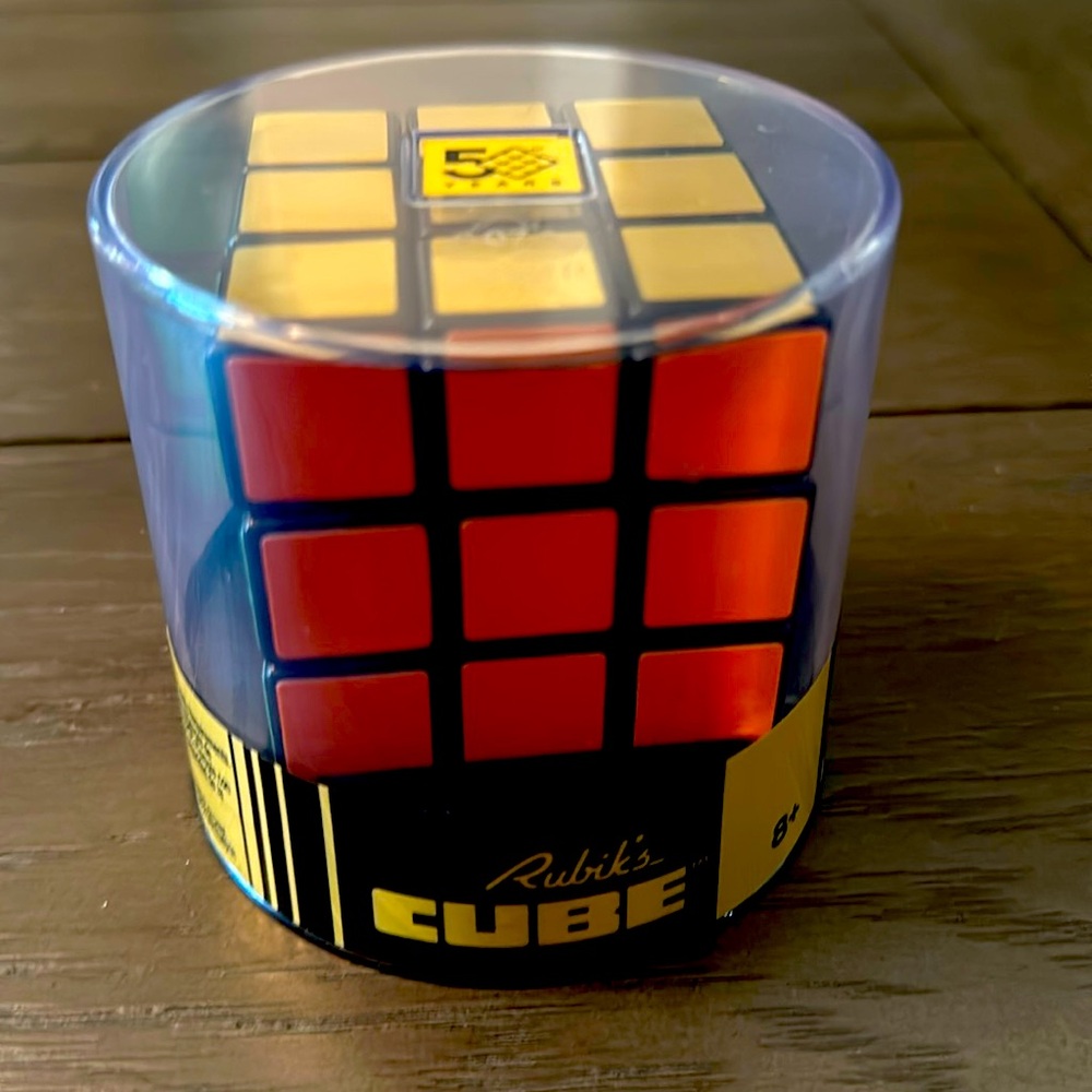 Collectible Rubiks Cube 50th anniversary edition. Brand new